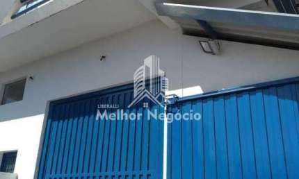 Galpão / Barracão à venda com 02 salões comerciais e 01 casa nos fundos, no bairro Cidade Jardim II, em Americana, SP - CÓD: 3RBA0004_LMN