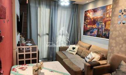 CÓD:3RAP4157 - Apartamento 02 Dormitórios à Venda, Jardim do Lago Continuação, Campinas, SP