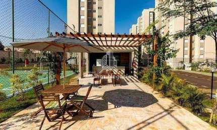 Apartamento à venda, com 2 dormitórios (quartos ) uma vaga de garagem no Condomínio Portal Campo dos Hibiscos, em Sumaré, SP - 3RAP2962_LMN