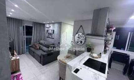 Apartamento à Venda com 02 dormitórios com suíte, no condomínio Unique Residence, no Jardim Santa Izabel, em Hortolândia, SP - CÓD: 3RAP2404_LMN
