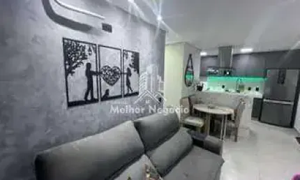 Apartamento à Venda com 02 dormitórios com suíte, no condomínio Unique Residence, no Jardim Santa Izabel, em Hortolândia, SP. - CÓD: RAP2404_LMN