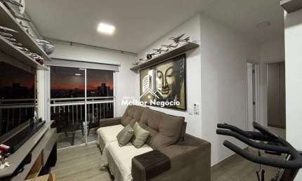 Apartamento com 2 dorms com suíte, Jardim Rosolem, Hortolândia