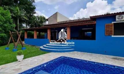Casa/Chácara no bairro Chácaras de Recreio Cruz 300 m² , à venda, 3 Dormitórios (Quartos), 3 banheiros - Santa Bárbara D'Oeste/SP