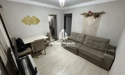 APARTAMENTO DE 55 m² DE 2 DORMITÓRIOS NO BAIRRO JD SANTA RITA DE CASSIA EM SANTA BARBARA DO OESTE -SP