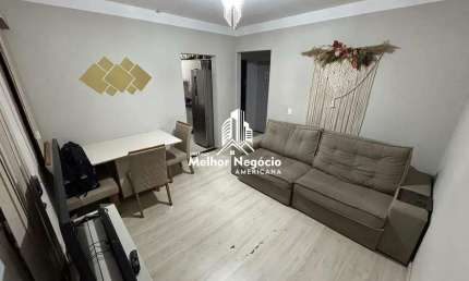APARTAMENTO DE 55 m² DE 2 DORMITÓRIOS NO BAIRRO JD SÃO FRANCISCO EM SANTA BARBARA DO OESTE -SP