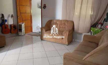 Casa no bairro Jardim São Camilo, 110m² de construção, à venda, 2 Dormitórios (Quartos), 2 banheiros - Santa Bárbara D'Oeste, SP