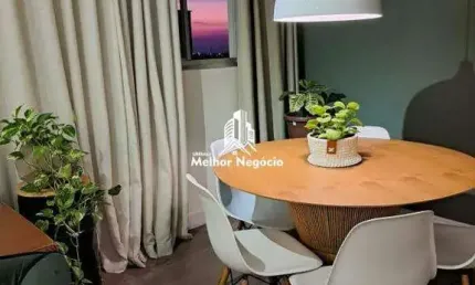Apartamento à venda no Condomínio Parque da Figueira – Campinas/SP Apartamento com 2 dormitórios, 1 banheiro e 1 vaga de garagem.