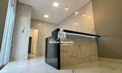 Casa no bairro Jardim Terramerica -142m² de construção, à venda, 3 Dormitórios (Quartos), 2 banheiros - Americana/SP