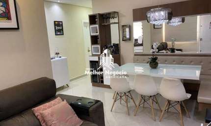 Apartamento60 m² à venda, Condomínio Donana, 2 Dormitórios (Quartos), 1 banheiro no Jardim Ipiranga, Americana, SP