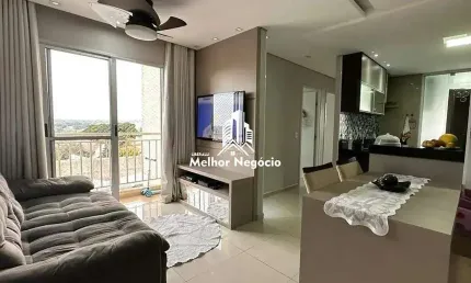 Apartamento no bairro Jardim Lizandra, 50m² à venda, 2 Dormitórios (Quartos), 1 banheiro Condomínio Residencial Bosques da Itália - Americana/SP