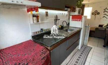 Apartamento à venda 49m²; 2 dormitórios (Quartos) - Residencial Recanto dos Sabiás - no Bairro Parque Bom retiro - Paulínia/SP