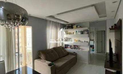 Apartamento no bairro Parque Euclides Miranda, 67 m² à venda, 3 Dormitórios (Quartos), 2 banheiros - Condominio Ipê Branco Sumaré - SP