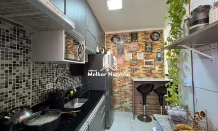 Apartamento 45 m² à venda, 2 Dormitórios (Quartos), 1 banheiro no Residêncial Bromelias - Bairro Jardim Amanda II, Hortolândia, SP,