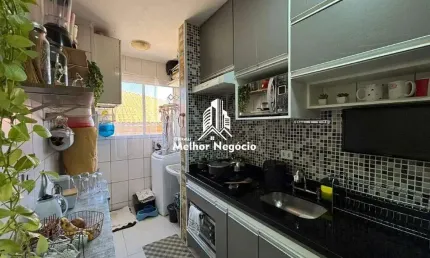 Apartamento 45 m² à venda, 2 Dormitórios (Quartos), 1 banheiro no Residêncial Bromelias -Bairro Jardim Amanda II, Hortolândia, SP,