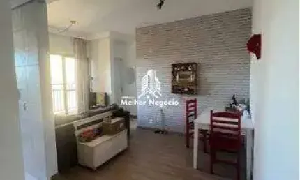 Apartamento 50m² à venda, 2 Dormitórios (Quartos), 1 banheiro no Residencial Valença Bairro Vila Sonia, Valinhos, SP