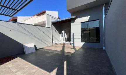 Casa nova de 2 Dormitórios sendo uma suíte no Jardim Boer em Americana/sp