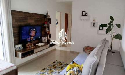 Apartamento 56m² à venda, 2 Dormitórios (Quartos), 1 banheiro -Condominio Engenho Resende - Vale do Sol, Piracicaba, SP