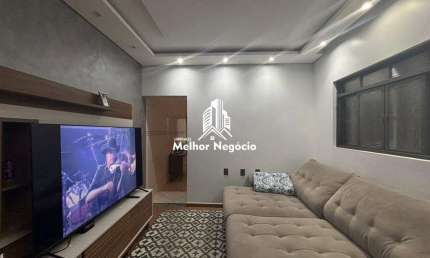 Casa 125m² de construção, à venda, 2 Dormitórios (Quartos), 1 banheiro Jardim Picerno II, Sumaré, SP