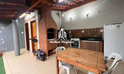 Linda! Casa 120m² de construção, à venda, 3 Dormitórios (Quartos), 2 banheiro Jardim Oriente, Piracicaba, SP
