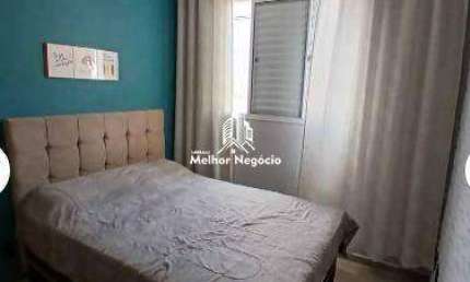 Apartamento à venda, 2 Quartos, 1 banheiro no Condomínio Piazza Florença - Bairro Campestre Piracicaba/SP