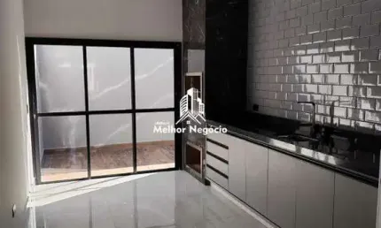 Casa à venda, 3 Quartos, 2 banheiros Condomínio Villagio Clotilde Brossi - Água Branca - Piracicaba SP