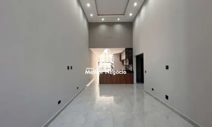 Casa à venda, 3 Quartos, 2 banheiros Condomínio Villagio Clotilde Brossi - Água Branca - Piracicaba SP