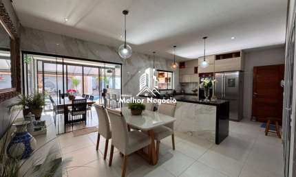 Casa à venda, 3 Quartos, 4 banheiros - Bairro Água Branca II - Piracicaba, SP