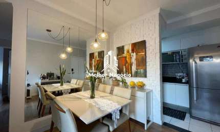 Apartamento à venda com 3 quartos (1 suíte), no Residencial Premiere no Morumbi em Paulínia/SP.