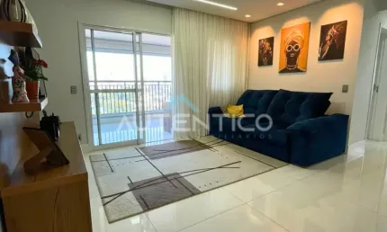 Apartamento pôr do sol de 81m, 2 quartos, 2 banheiros e 1 vaga