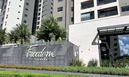 Apartamento mobiliado para alugar no Edifício Freedom Palhano - Com 1 Suite, lavabo, cozinha planejada, sala e 1 vaga  - Gleba Palhano - Londrina/PR