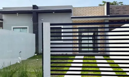 Casa com 2 quartos à venda na rua córdoba, 226, balneário gaivotas, matinhos, 154 m2 por r$ 340.000