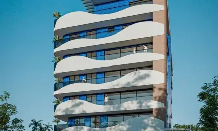 Apartamento com 4 quartos à venda na rua união, 208, caiobá, matinhos, 200 m2 por r$ 2.688.000