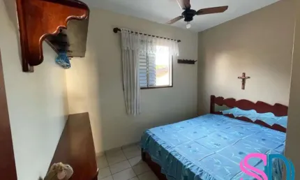 Apartamento com 2 dormitórios, localizado a 700m da praia do itaguá, em ubatuba - sp