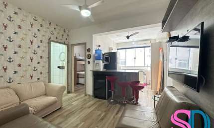 Apartamento com 1 dormitório, para venda, no Bairro do Itaguá, em Ubatuba - SP