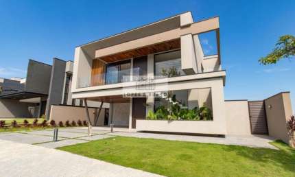 Alphavile são josé - casa nova, nunca habitada, toda planejada e automatizada - 4 suítes.