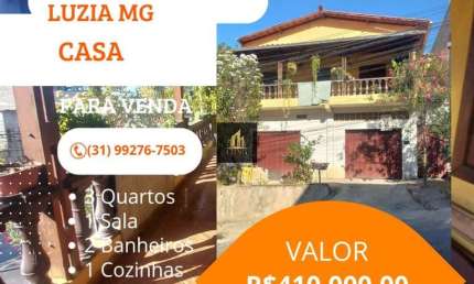 Casa com 3 quartos à venda no Dona Rosarinha, Santa Luzia , 360 m2 por R$ 410.000
