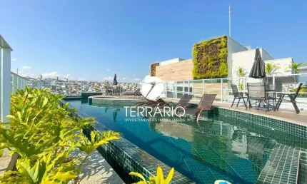 Apartamento à venda no Novo Horizonte em Varginha com piscina, 1 suíte