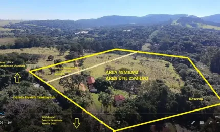 Terreno à venda na Estrada Hisaichi Take Bayashi, 9, Jardim Colonial, Atibaia por R$ 2.500.000