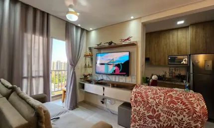 Apartamento com 2 dormitórios localizado no Edifício Residencial Jequitibás.