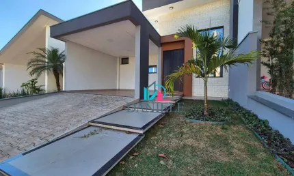 Casa térrea com 3 dormitórios localizada no condomínio parque atlanta.