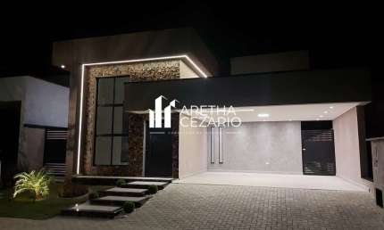 Casa com 03 Dormitórios sendo uma suíte com closet à venda, 182m² - Condomínio Ouro Ville - Taubaté - SP
