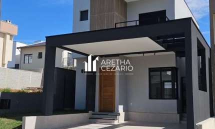 Sobrado com 03 dormitórios sendo uma suíte - 134m² - Condomínio Residencial Recanto Tropical - Taubaté - SP