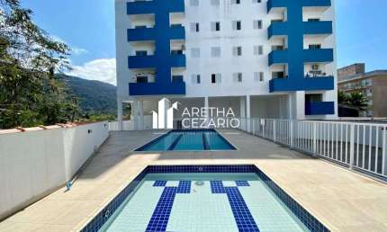 Apartamento Mobiliado com 02 dormitórios sendo uma suíte à venda,74m² por R$ 600.000 - Condomínio Iracema - Ubatuba - SP