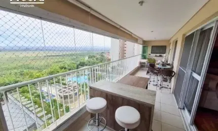 Apartamento de 156m2 no condomínio splendor blue. vista livre para o banhado