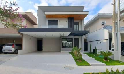4 SUÍTES - Sobrado / Casa à Venda Porteira Fechada no Cond. Altos da Serra 6 com 269 m² de construção