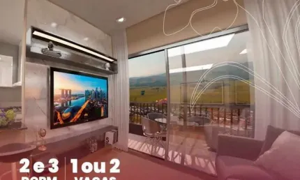 Amarilis Lançamento - Apartamento de 66,14 m² - 2 Dorms 1 Suíte e 2 VAGAS - Entrada 15% mais 150 mensais e 5 Anuais - Direto com a construtora!