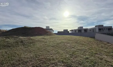 Terreno à venda, 1.015 m² quadra o com aclive na parte mais alta do condomínio - linda vista para a cidade - urbanova - são josé dos campos/sp