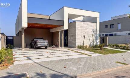 Espetacular Casa Térrea NOVA Alphaville II, Com vista Linda nos Fundos - 4 SUÍTES, Construção de 277 m² e 553 m² de terreno - PRONTA PARA MORAR
