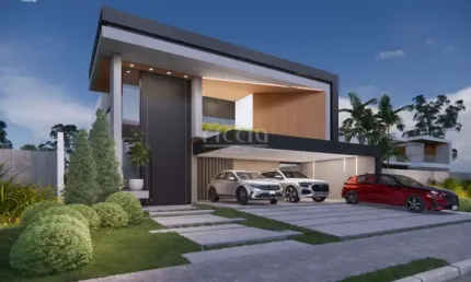 Casa à venda no cond. jardins das nações - 4 suítes, 520 m² const. e 600 m² de terreno