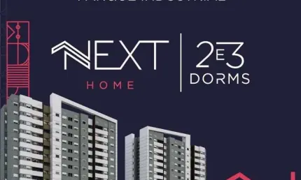 Breve Lançamento - Edifício NEXT HOME Parque Industrial com 76,63 m² 3 Dorms 1 Suíte 2 Vagas